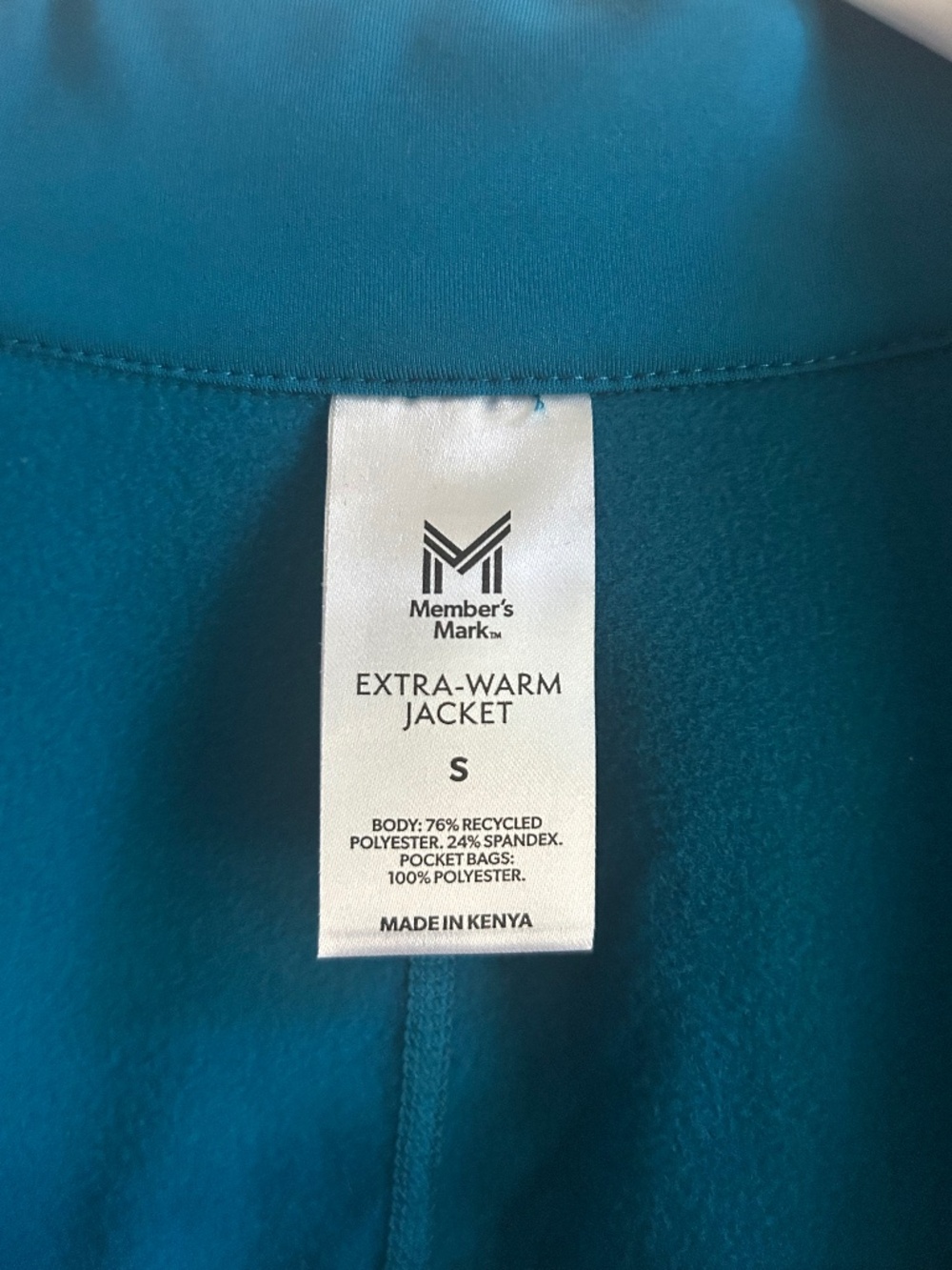 New Women’s Teal Athletic Warm Lightweight Jacket